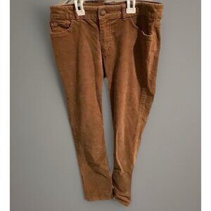 Chaps Brown Corduroy Pants Petite 2P Womens